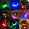 Collier de chien LED anti-perte chargé par USB en différentes couleurs