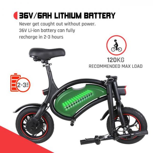Vélo électrique pliable facile avec batterie haute capacité