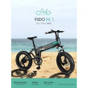 Vélo électrique Fiido M1 avec gros pneus et kilométrage élevé