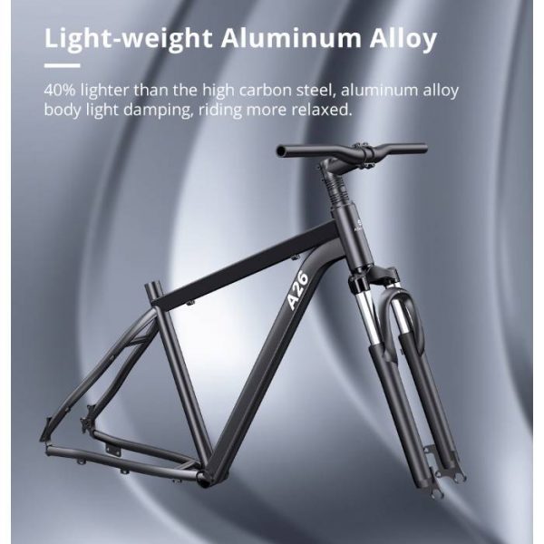 vélo électrique avec aluminium durable