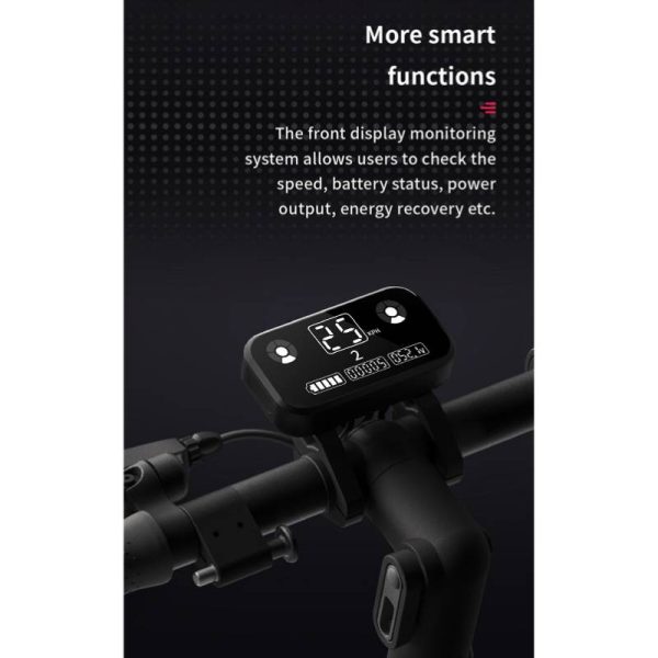 scooter électrique Xiaomi pas cher avec un panneau numérique intelligent
