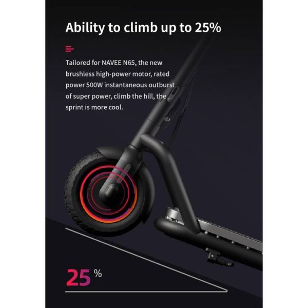 scooter électrique Xiaomi pas cher avec un haut degré d'escalade