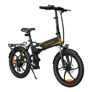 vélo électrique pliable pas cher sans accélérateur de couleur noire