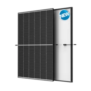 cadre noir de module solaire à haut rendement