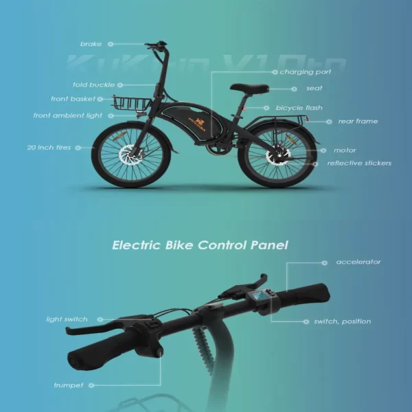 Vélo électrique avec guidon confortable