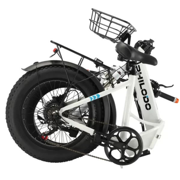 vélo électrique qui peut être plié dans un format compact.