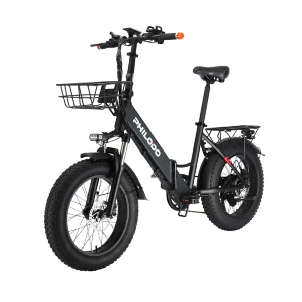 Vélo électrique conçu pour les déplacements urbains et les aventures tout-terrain.