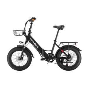 Vélo électrique qui combine les avantages d'un vélo électrique pliable avec ceux d'un vélo tout-terrain.