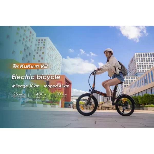 Vélo électrique pliable avec un kilométrage élevé