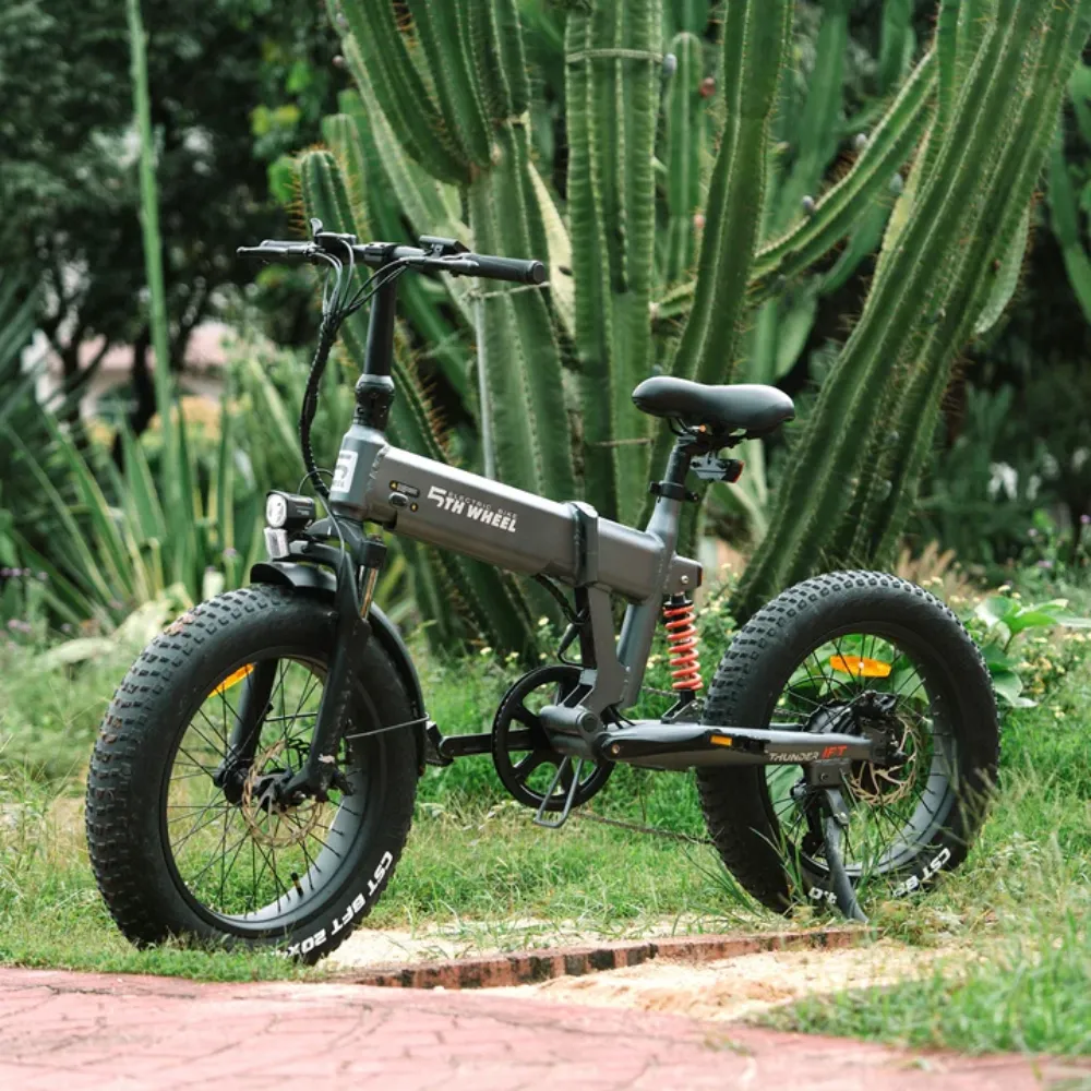 vélo électrique pliant tout terrain avec suspension complète