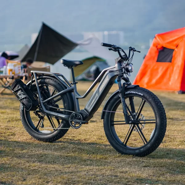 un vélo électrique pour camping-car