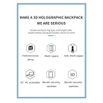 Giwox Sac à Dos avec Eventail d'Hologramme 3D – Image 8