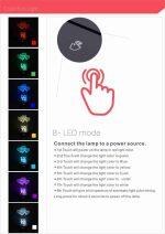 Coeurs et Ballons - Lampe holographique avec éclairage optique 3D – Image 17