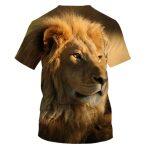 T-shirt Décontracté Imprimé en 3D (Animaux) – Image 8