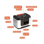 Centrale Electrique Portable avec Batterie au Lithium (500W-1000W) – Image 4