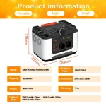 Centrale Electrique Portable avec Batterie au Lithium (500W-1000W) – Image 6