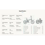 ADO A20 Air Vélo Électrique Pliant sans Accélérateur – Image 12