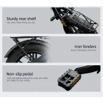 Vélo électrique pliable ADO A20F+ sans accélérateur – Image 14