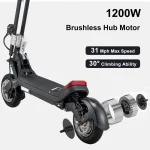 G63 Trotinette Electrique Tout-Terrain avec Moteur de 1,200 Watts – Image 6