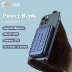 CASEIER 15W Banque de Puissance Magnétique Sans Fil Power Bank pour iPhone 12 Series