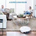 DEALDIG Robvacuum 8 Robot Aspirateur Intelligent avec connexion WiFi