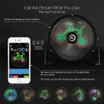 Digoo DG-TF111 Ventilateur Electrique avec Ecran LED Multicolore – Image 3