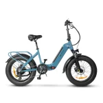 DYU FF500 Vélo Electrique Pliable avec Pneus Larges