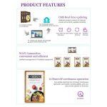 Signalisation Numérique pour l'Art avec Cadre en Bois – Image 4