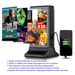 Menu Numérique et Affichage Publicitaire avec Chargeur de Téléphone – Image 2