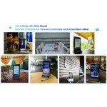 Menu Numérique et Affichage Publicitaire avec Chargeur de Téléphone – Image 6