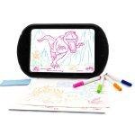 Dinosaure – 3d Tablette de Design Brillante avec Marqueurs au Néon