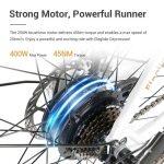 Eleglide CityCrosser Vélo de Ville Électrique avec Gros Pneus 27,5 de Pouces – Image 12