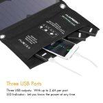 Floureon Panneau Solaire Pliant avec 3 ports USB – Image 6
