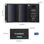Floureon Panneau Solaire Pliant avec 3 ports USB – Image 10