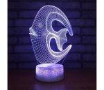 Poisson - Lampe holographique avec éclairage optique 3D – Image 5
