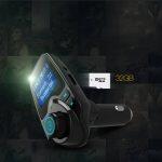 Gakaki Transmetteur et Récepteur de Voiture à mains Libres avec double Chargeur USB et lecteur MP3 – Image 6