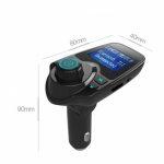 Gakaki Transmetteur et Récepteur de Voiture à mains Libres avec double Chargeur USB et lecteur MP3 – Image 8