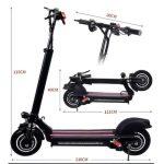 Hi-Flying L002 Scooter Électrique Pliant avec 2 Moteurs 600 W (1.200 W) – Image 4