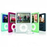 8GB Mp3 et Mp4 Music Media Player de Haute Qualite avec Εcran Τactile