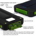 CEWAAL Chargeur Portatif Solaire de 8000mAh – Image 6