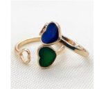 Anneau - Coeur de Changement de Couleurs par la Température