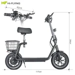 Hi-Flying M5 Pro Scooter Électrique avec Siège – Image 4