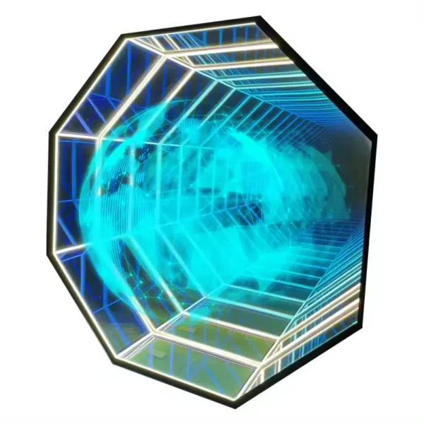 Ecran Miroir Infini avec Ventilateur Holographique 3D
