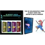 Ecran Miroir Infini avec Ventilateur Holographique 3D – Image 9