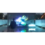 Système Interactif pour Ecran d'Affichage LED Transparent