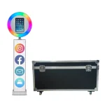 ipad photo booth with a flight case