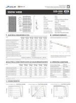 Ja Solar Panneau Solaire 550 Watt JAM72D30 MB Cadre Noir Bifacial – Image 3