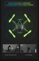 Drone Quadricoptère RC JJRC H48 avec Gyroscope à 4 Axes et Rotation de 360 degrés – Image 4