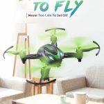 Drone Quadricoptère RC JJRC H48 avec Gyroscope à 4 Axes et Rotation de 360 degrés