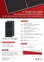 Jetion Panneau Solaire 450 Watt JT450SSh(B) Biface – Image 2